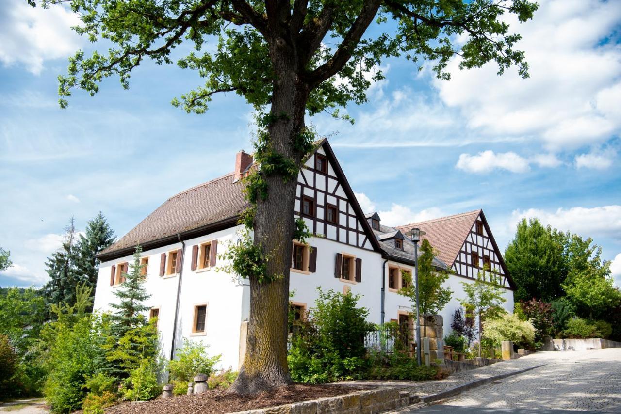 Gutshof Mengersdorf Hotel Mistelgau Bagian luar foto
